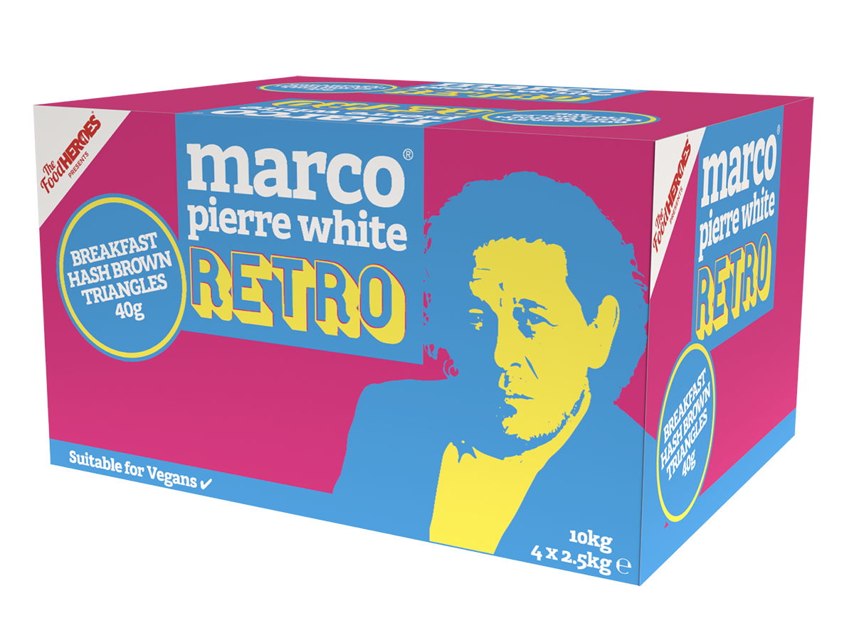 Marco Pierre White Retro Breakfast Hash Brown Triangles