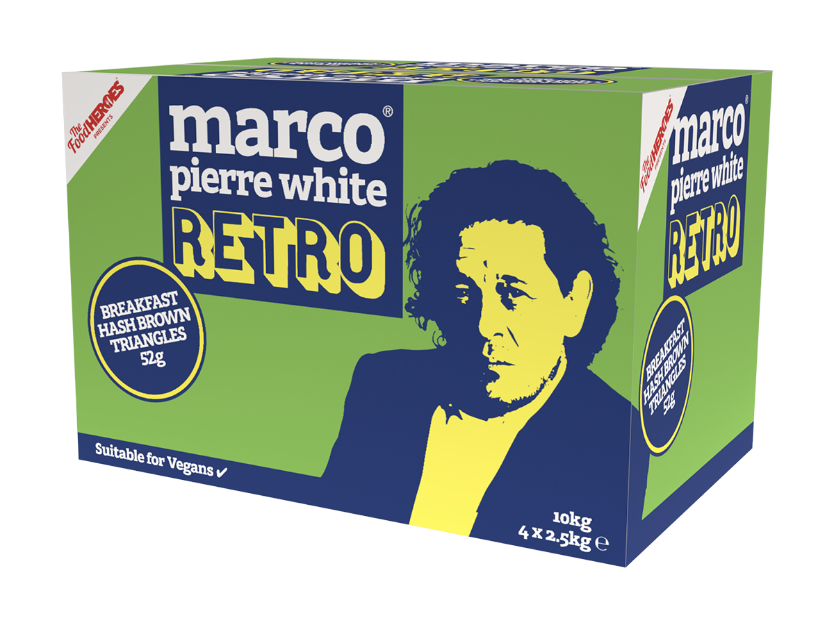 Marco Pierre White Retro Breakfast Hash Brown Triangles