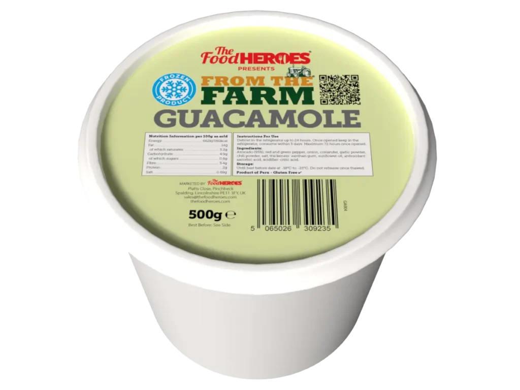 From The Farm: Guacamole 500g Tub